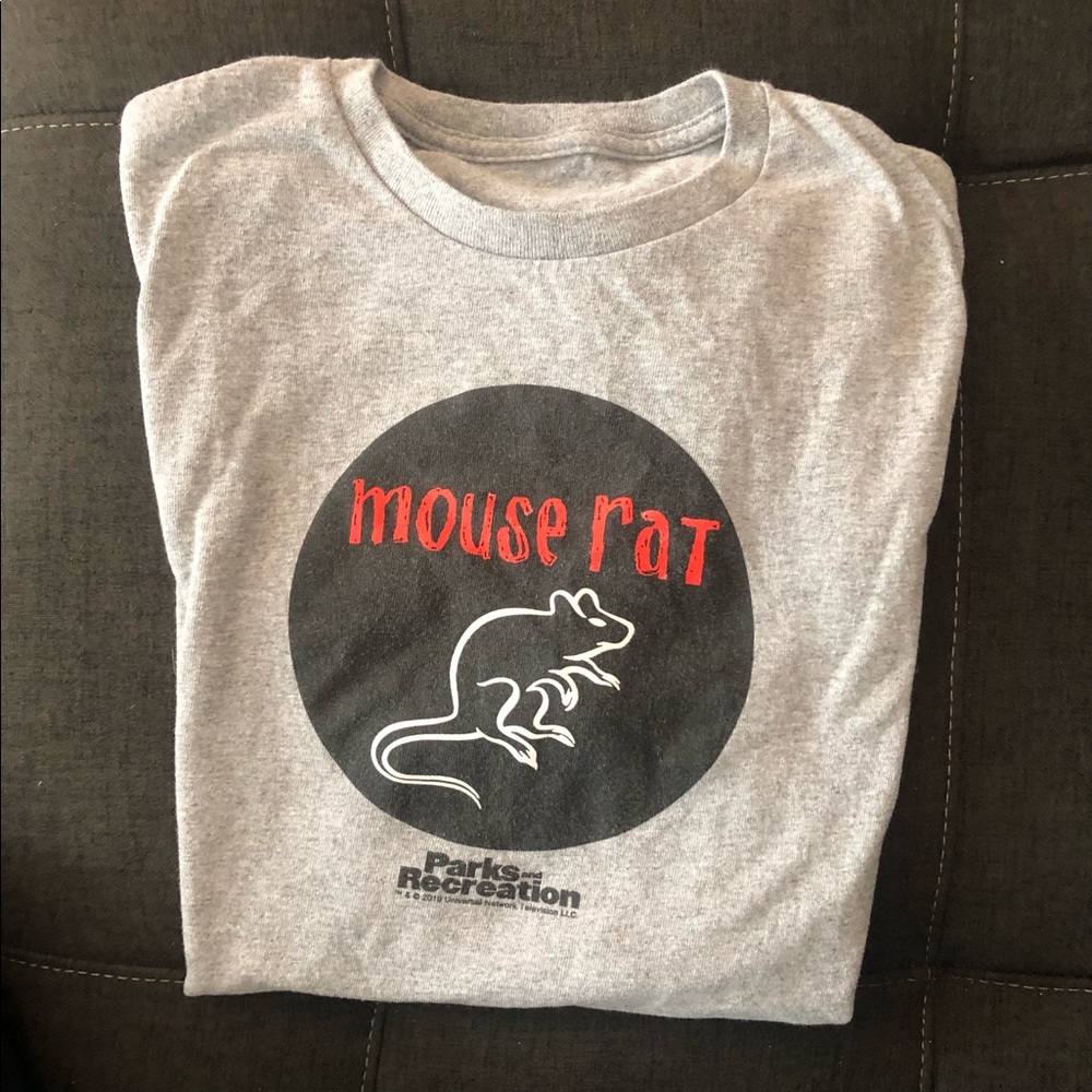 Parks and Rec Mouse Rat T-Shirt M men’s